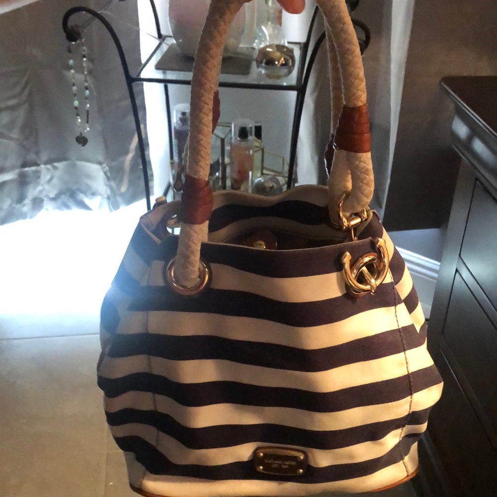 Michael Kors Nautical theme purse GUC